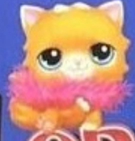 authentic LITTLEST LPS 15 PETSHOP chat persan persian cat kitty hasbro