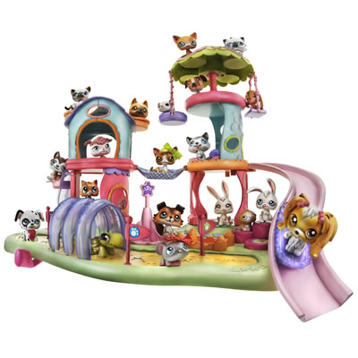 Littlest pet shop hot sale whirl around playground