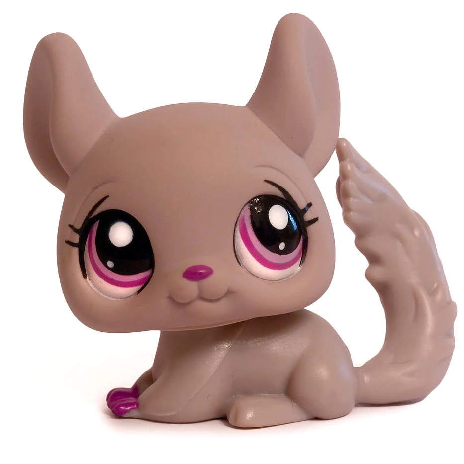 Littlest Pet Shop – Chinchilla With Hutch – Pets On The Go – Raro Giocattolo Collezionabile