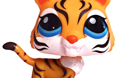 Littlest Pet Shop LPS #1487 Tigre Original HASBRO – Authentique - Figurine Collection