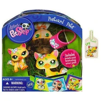 Figurine Littlest Pet Shop (LPS) Hasbro - Chat Main Coon #1582 Avec Accessoire Poste