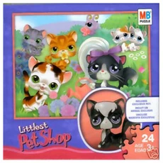 Figurine LPS Littlest Pet Shop Chat Européen Authentique HASBRO (occasion)