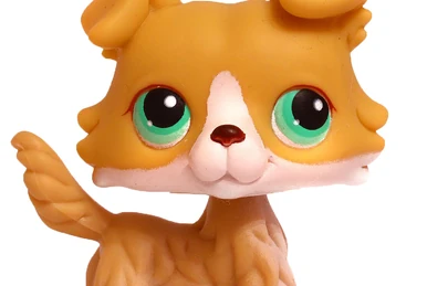 Figurine Littlest Pet Shop Chien Colley 1542 – Hasbro – Collection LPS