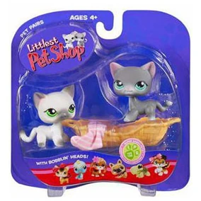 Figurine Littlest Pet Shop LPS - Chat Shorthair Européen N°126 - Authentique - Occasion