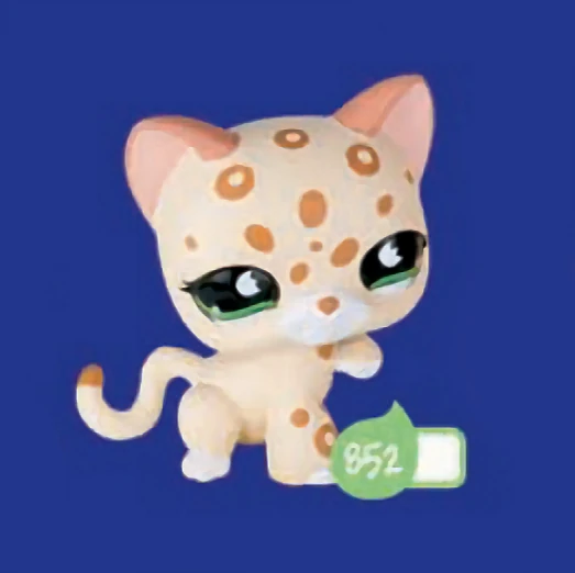 Littlest Pet Shop LPS Chat Européen N°852 - Hasbro - Figurine Collection - Authentique