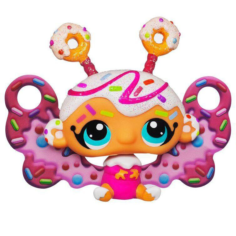 ブライス☆LPSコラボ Littlest Pet Shop No Number Pizzazz White Lucky Cat Yellow