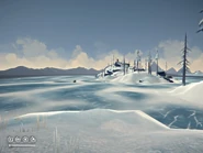 Вид на маяк.