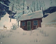 Домик и олень