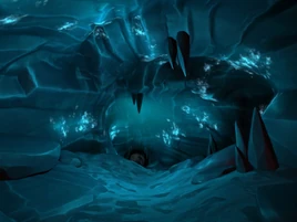 Ледяная пещера (Водопад близнецов)