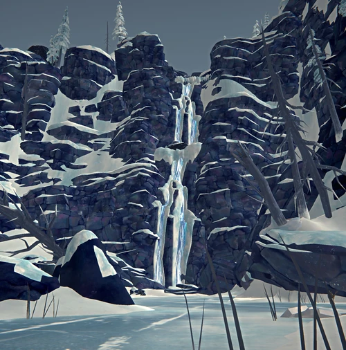 Высокий водопад