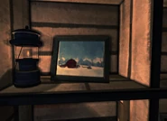 Амбар на картине