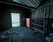 Вход в шахту со стороны Разбитого шоссе, вид изнутри