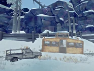 Локомобиль и служебный вагон