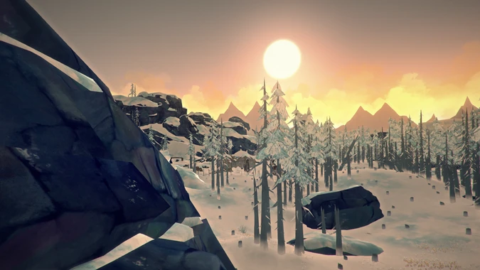 Вид со стороны тропы к мостику