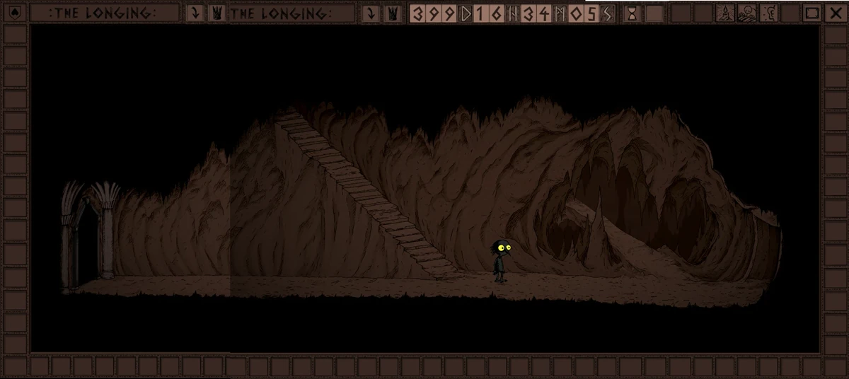 Moss Jump Cave Entrance (Lower) The Longing Wiki Fandom