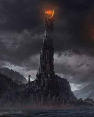 Barad-dûr: the Dark Tower/eye of Sauron From Lord of the Rings 