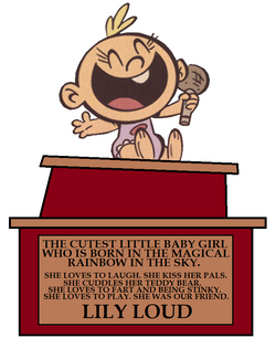 Lily Loud statue
