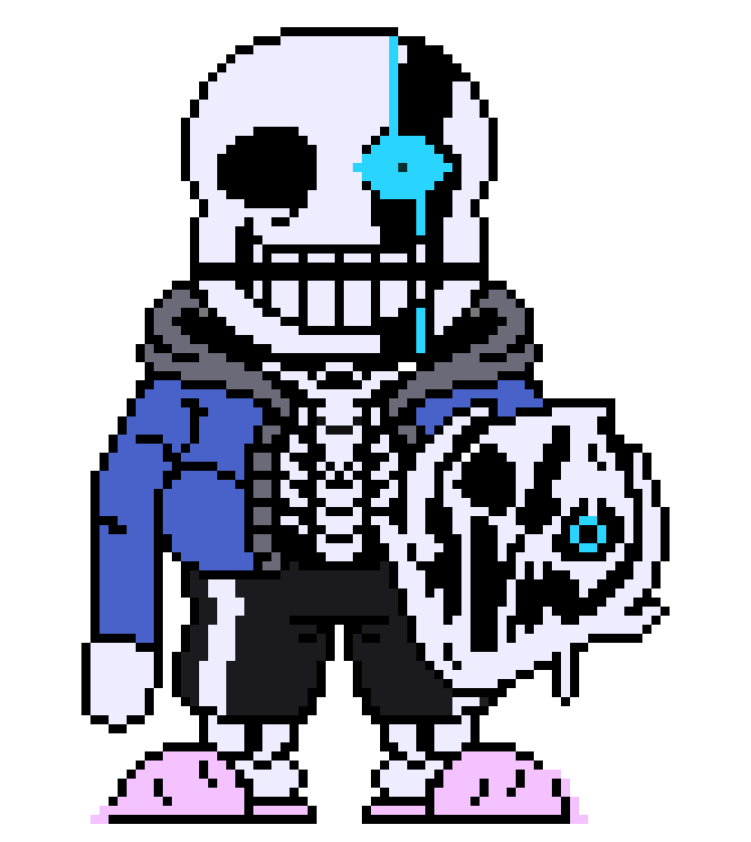 Decided to do some Pixel Art of the man himself, Sans Undertale