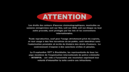 French warning screen