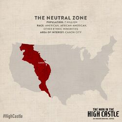 The Man In The High Castle Map Neutral Zone | The Man In The High Castle Wikia | Fandom