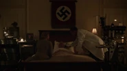 Eva at Adolf Hitler's bedside