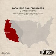 The Map of the Pacific States.