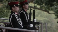 Imperial Guardsmen armed with Howa Type 64 battle rifles.