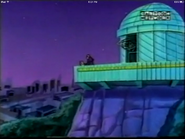 Pretorius' evil lair in the episode, "Cool Hand Mask."