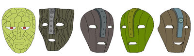 The mask all versions color by hyperomegasonic-d5pgjfm