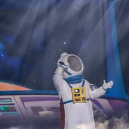Astronauta during his second performance