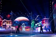 Astronauta during his fifth performance