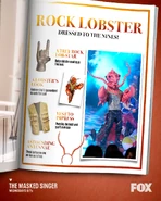 Promo image of Rock Lobster with dress-up instructions