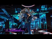 Peacock sings "Let's Go" by Calvin Harris ft