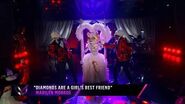 Kitty sings "Diamonds Are a Girl's Best Friend" by Marilyn Monroe THE MASKED SINGER SEASON 3