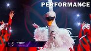 Swan sings "Fever" by Peggy Lee THE MASKED SINGER SEASON 3