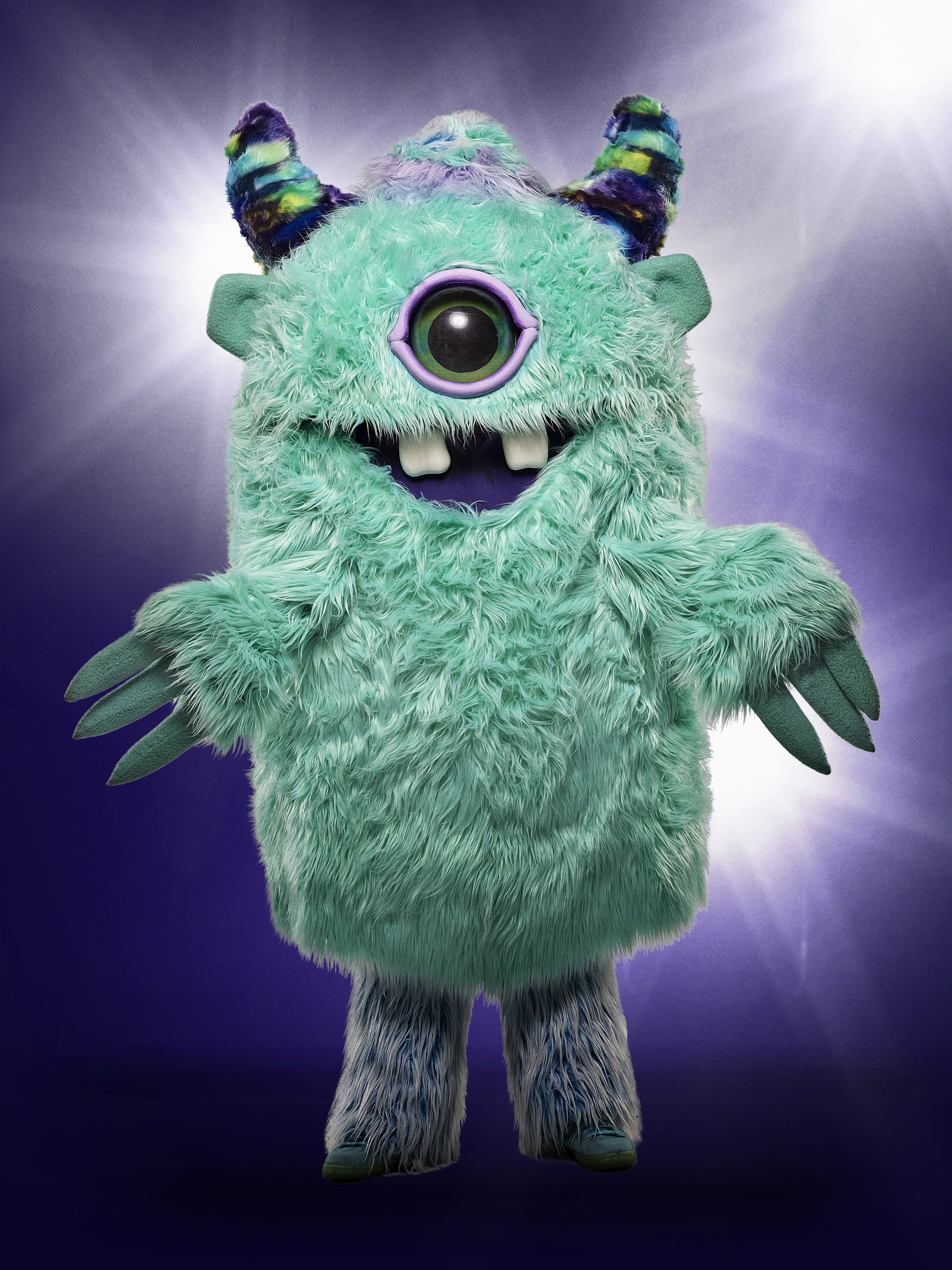 blue monster teddy