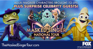 Original promotional photo for The Masked Singer National Tour