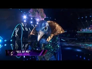 Peacock sings "All Of Me" by John Legend - THE MASKED SINGER - SEASON 1