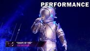 Astronaut sings “Shape of You” by Ed Sheeran THE MASKED SINGER SEASON 3