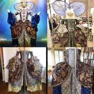 Building process of Leopard's dress