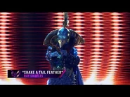 Peacock sings "Shake A Tail Feather" by The Five Du-Tones - THE MASKED SINGER - SEASON 1