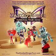 New promotional photo for The Masked Singer National Tour