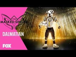 who is the dalmatian on the masked singer