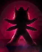 Silhouette of the mask