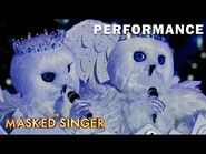 Snow Owls sing "Because You Loved Me" by Celine Dion - THE MASKED SINGER - SEASON 4