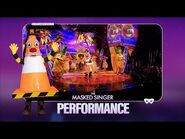 Traffic Cone Performs 'Escape (Piña Colada Song)' By Rupert Holmes - S3 E7 - The Masked Singer UK