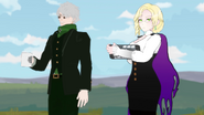 Professor Ozpin and Glynda Goodwhitch.