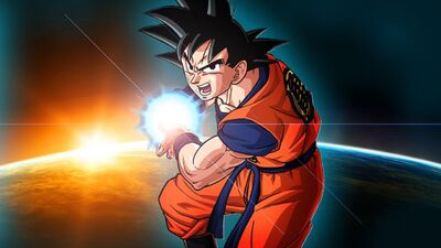 Download The powerful Super Saiyan 3 form of Goku Wallpaper