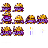 La feuille de sprites d'Acro 8-bit.