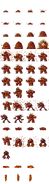 Leaf Monster's 8-bit spritesheet.